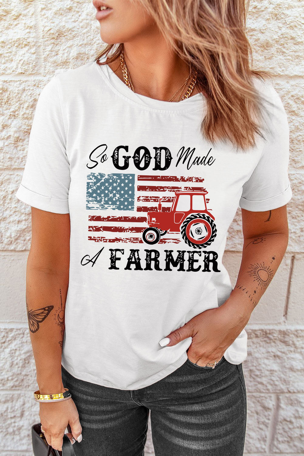 So GOD Made A FARMER Graphic Tee