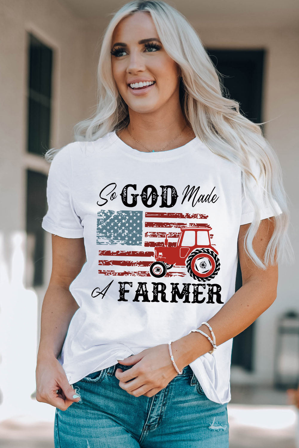 So GOD Made A FARMER Graphic Tee