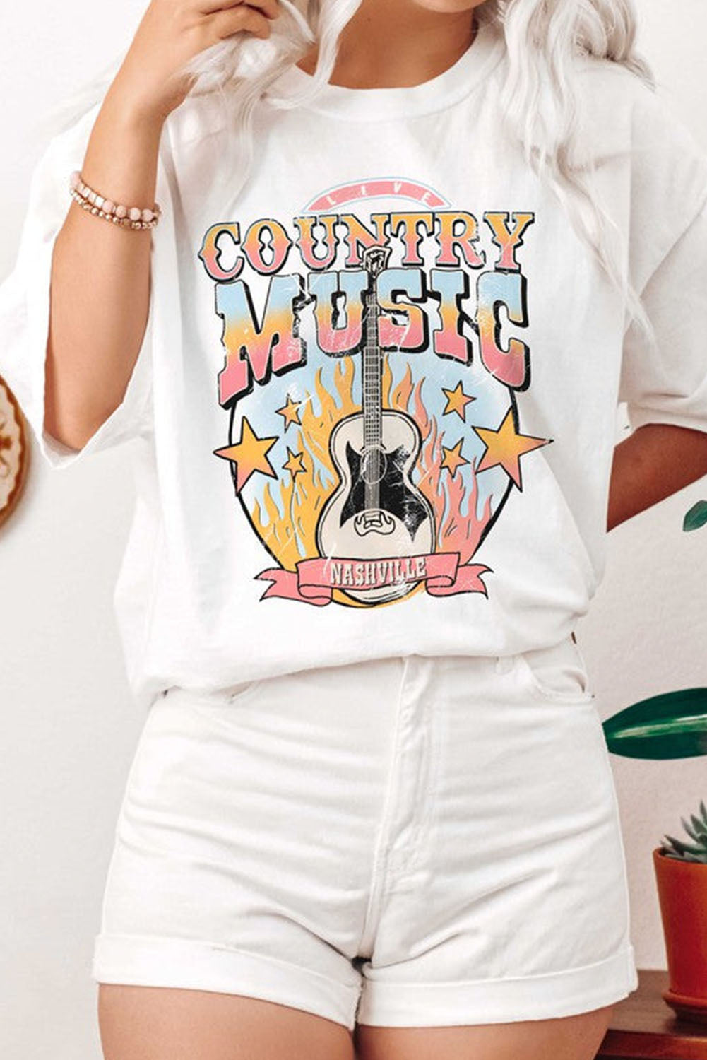 COUNTRY MUSIC NASHVILLE Graphic Tee