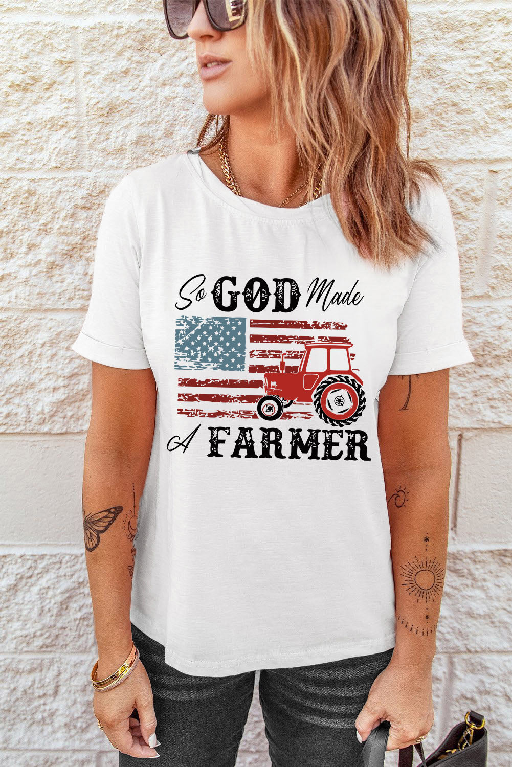 So GOD Made A FARMER Graphic Tee