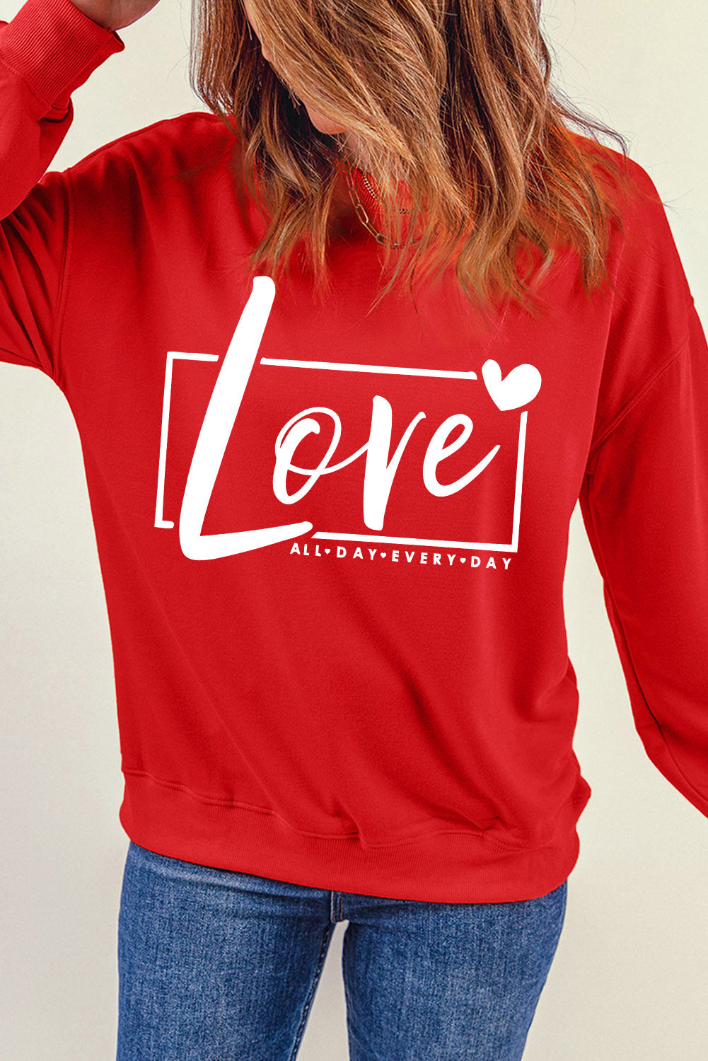 Valentine's Day Love Graphic Sweatshirt