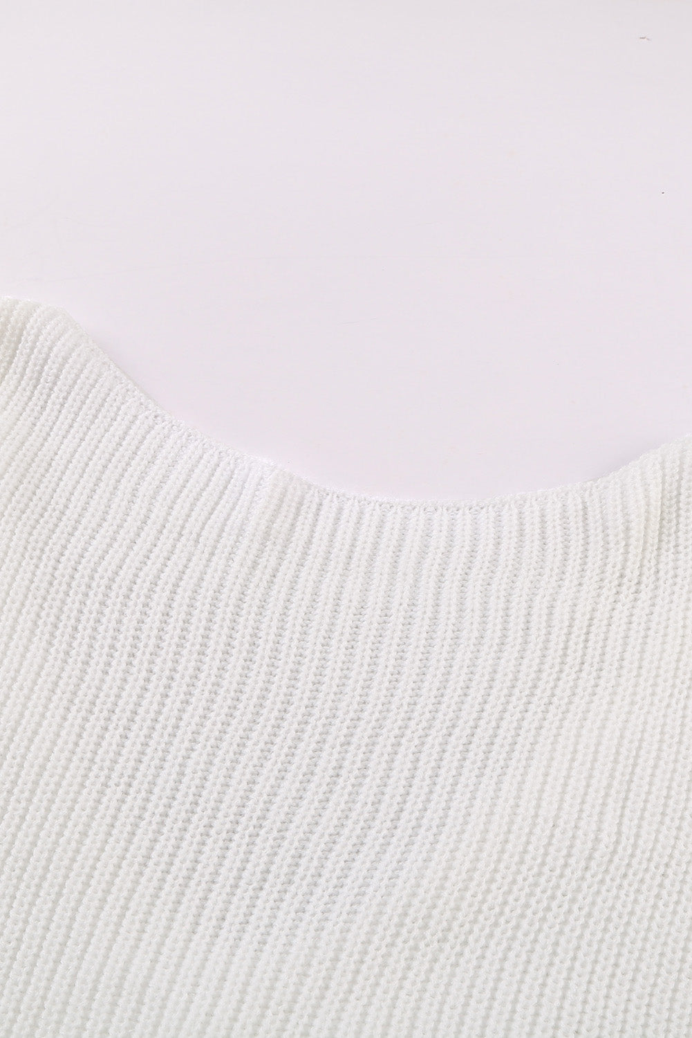 Blue Striped Knit Sweater