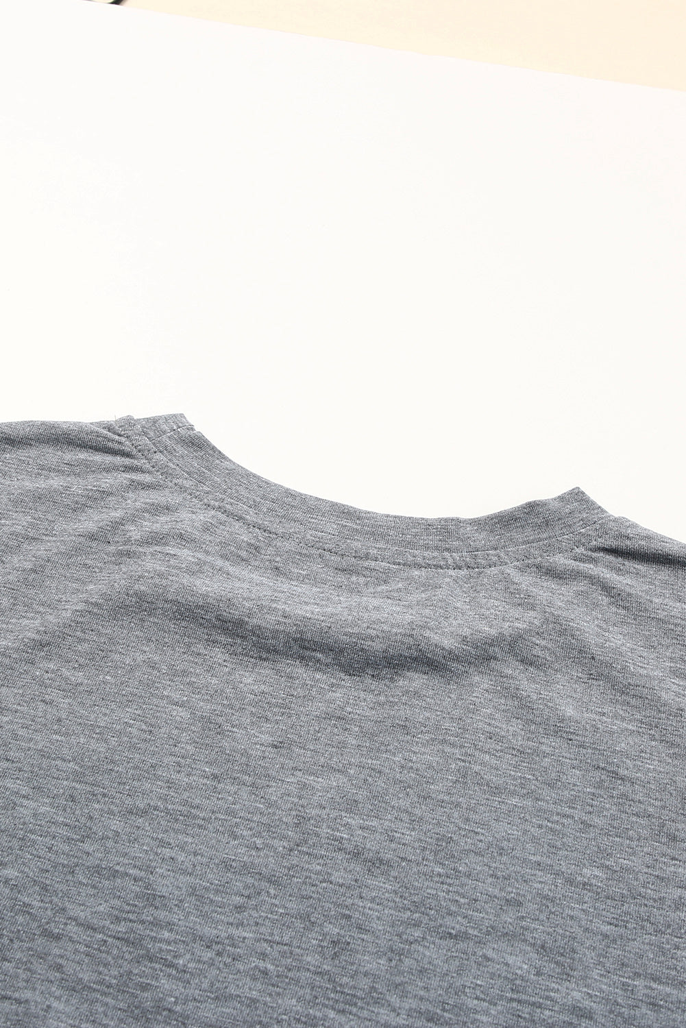 CASH Letter Print Short Sleeve T Shirt