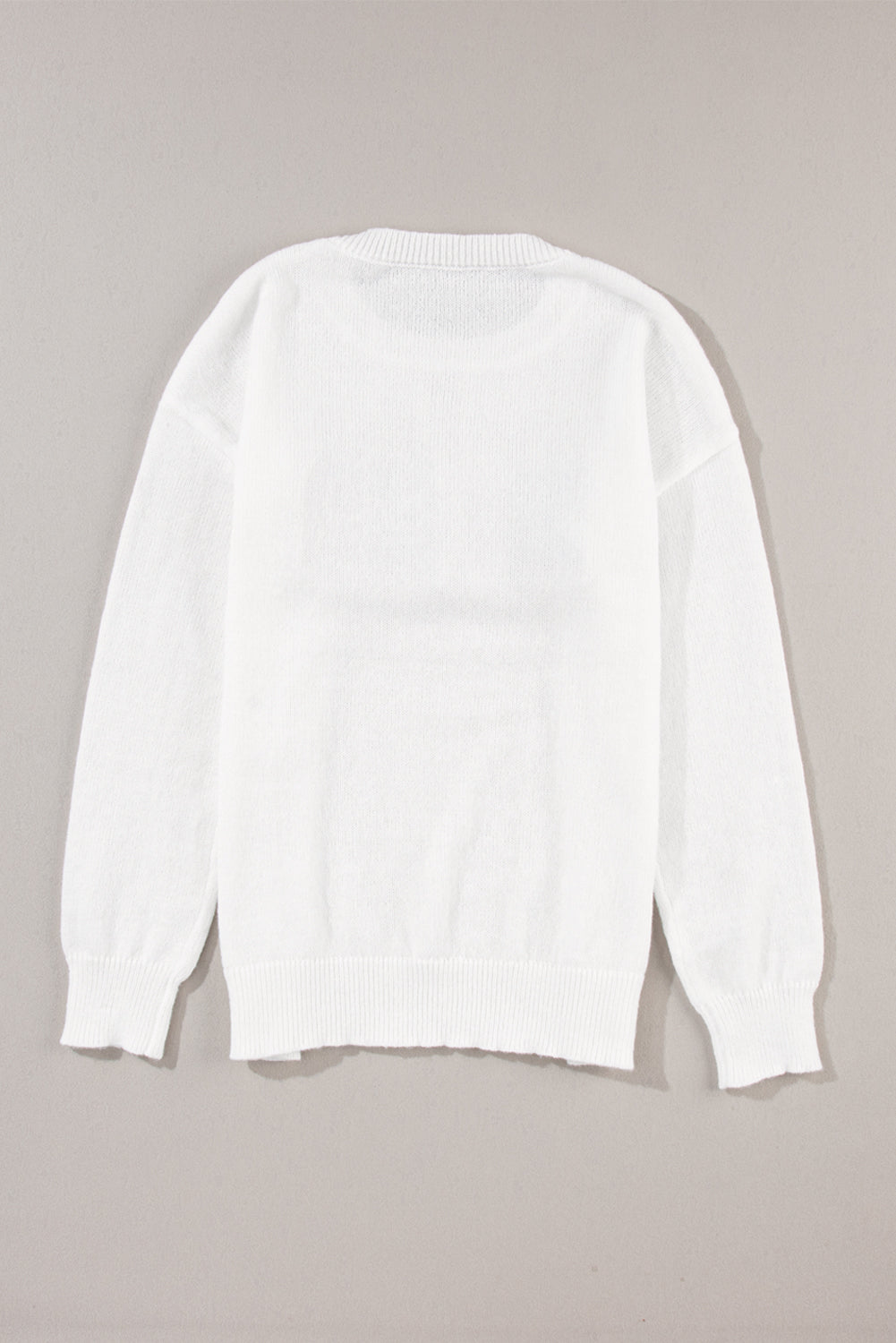 Red Dahlia Holly Jolly Round Neck Casual Sweater