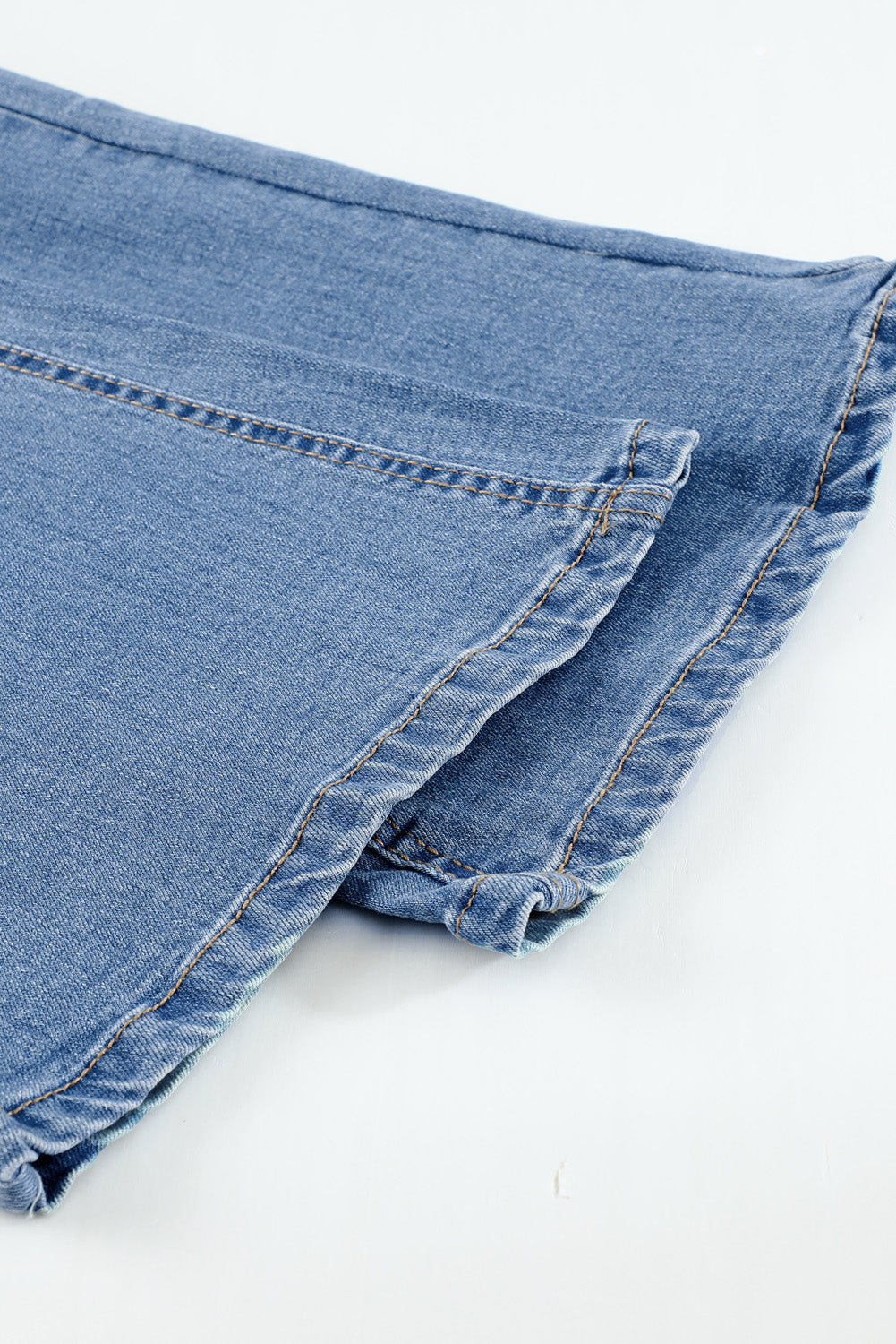 Medium Blue Wash Vintage Wide Leg Jeans