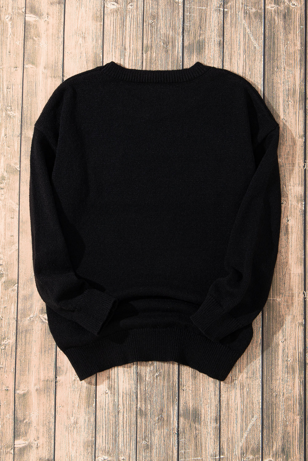 Red Dahlia Holly Jolly Round Neck Casual Sweater