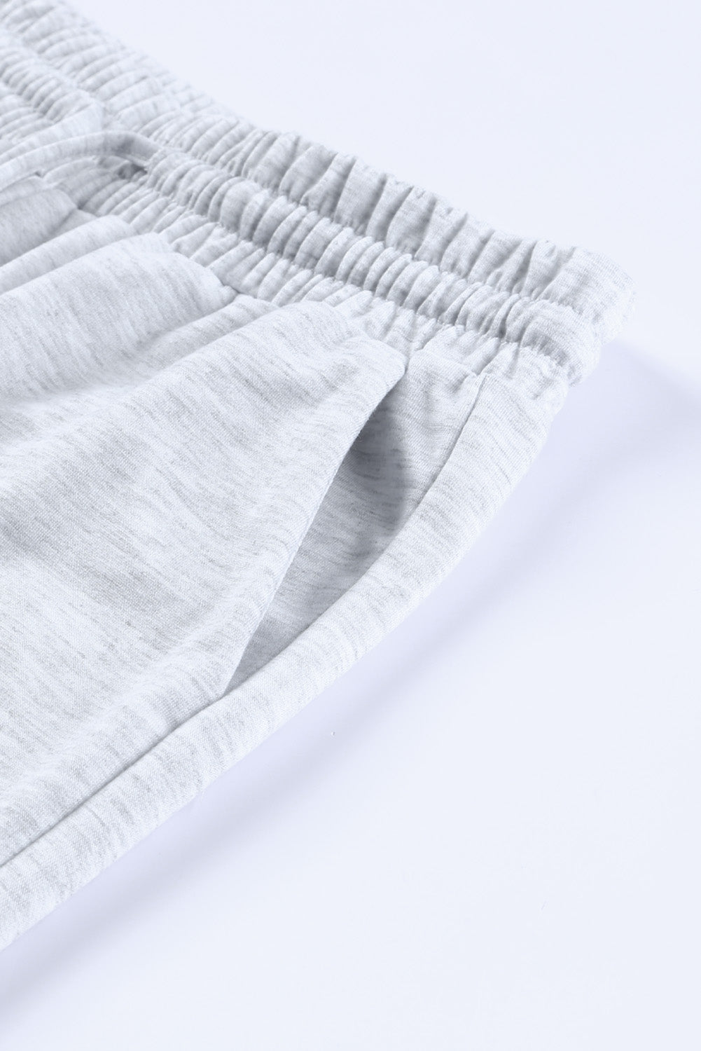 Blank Apparel - Gray Long Sleeve Pullover and Jogger Pants Lounge Set