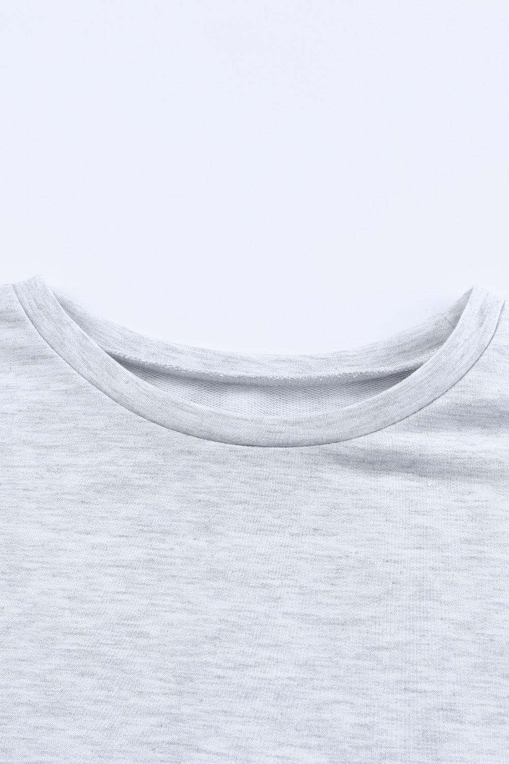 Blank Apparel - Gray Long Sleeve Pullover and Jogger Pants Lounge Set