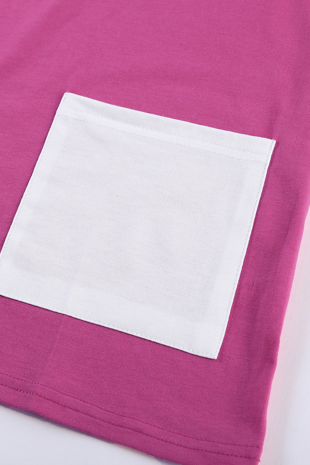 Rose Colorblock Pocketed Mini Dress
