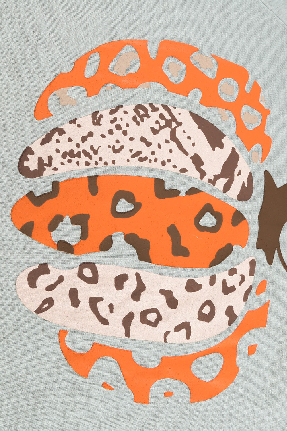 Halloween Pumpkin Leopard Print Plus Size Sweatshirt