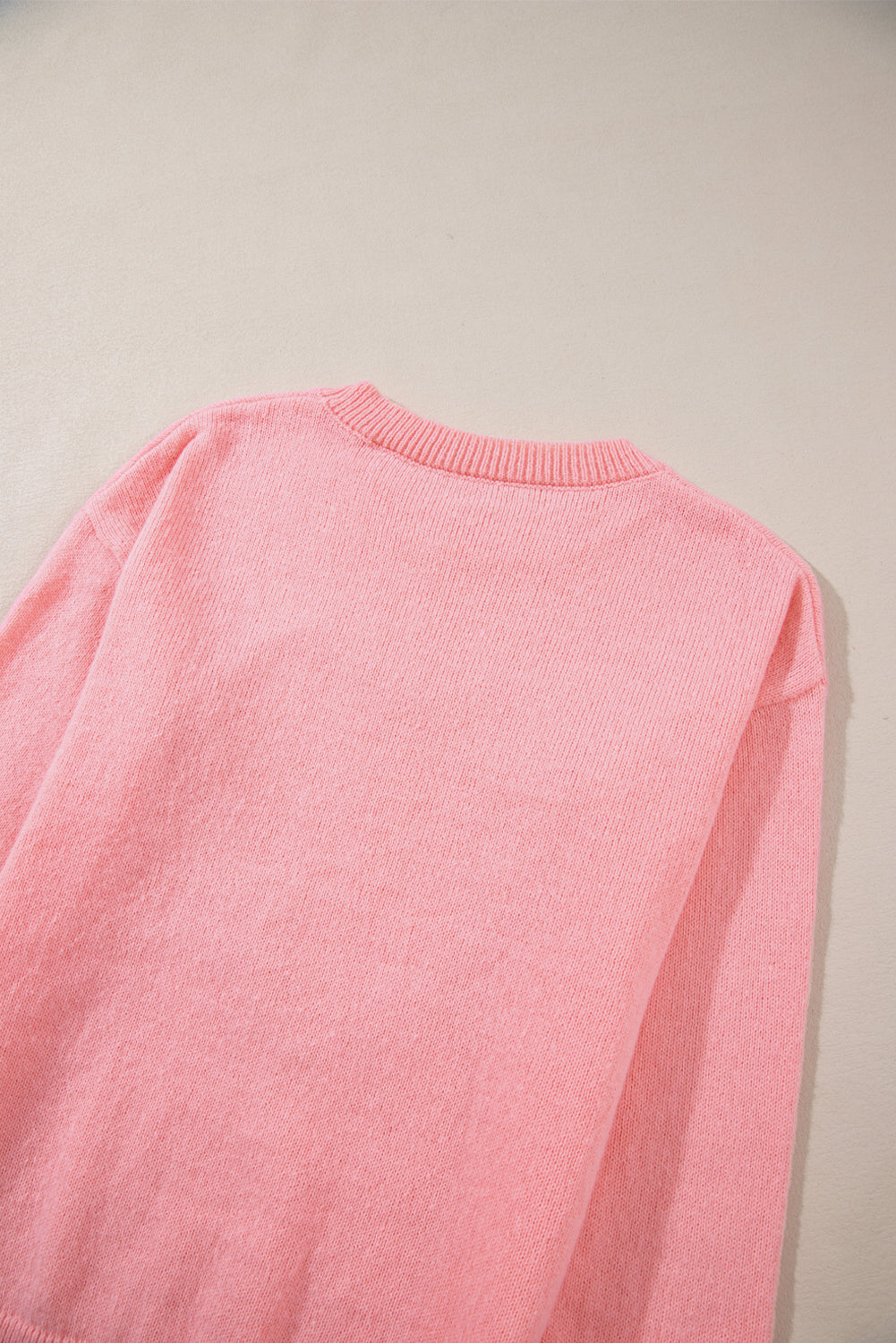 Red Dahlia Holly Jolly Round Neck Casual Sweater