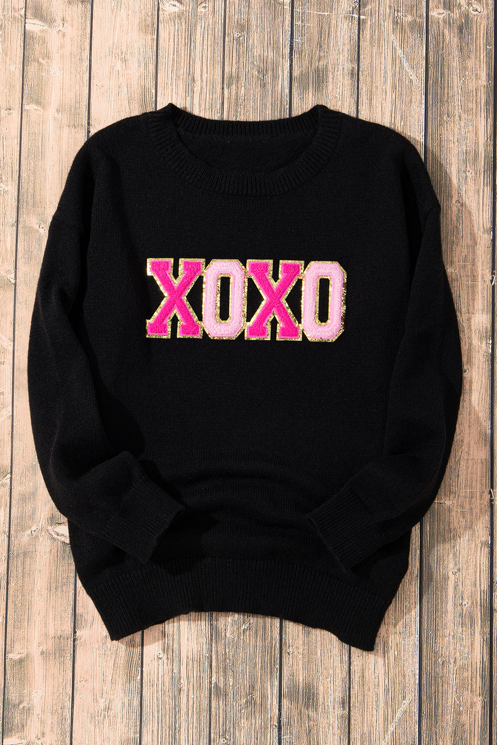 Red Dahlia Holly Jolly Round Neck Casual Sweater