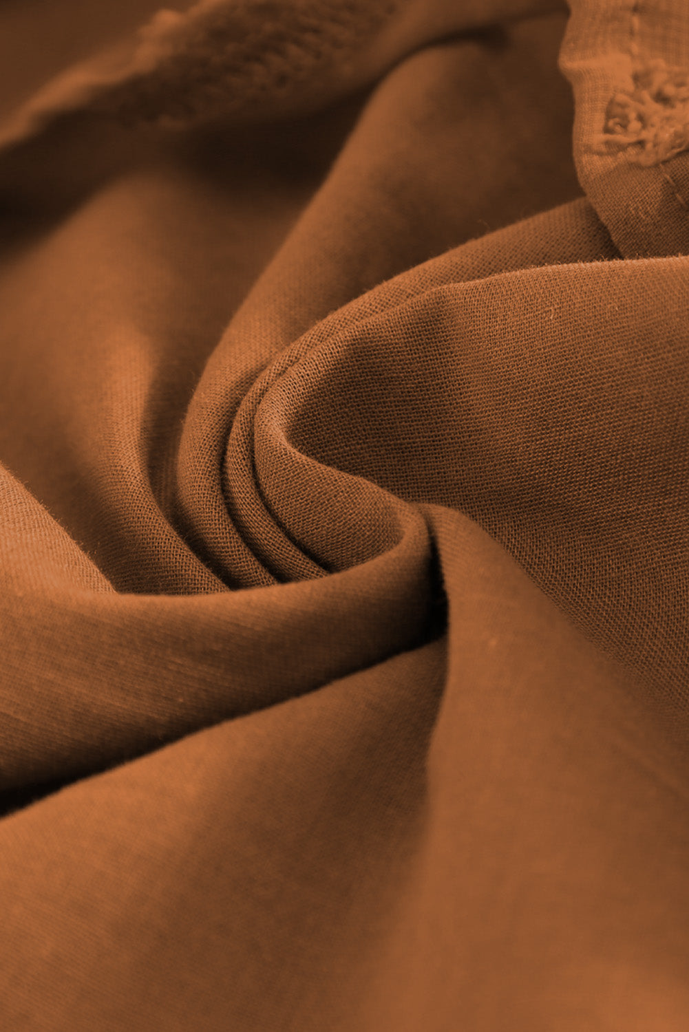 Black Swiss Dot Split Neck Ruffle Babydoll Blouse