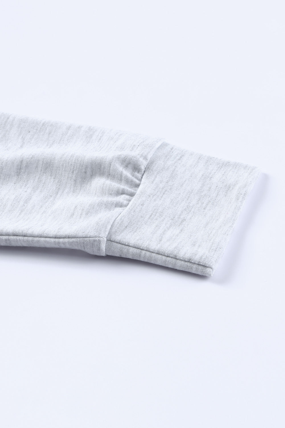 Blank Apparel - Gray Long Sleeve Pullover and Jogger Pants Lounge Set