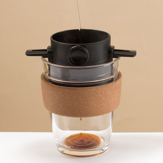 Foldable Portable  Coffee Filter Coffee Maker Stainless Steel Drip Coffee Tea Holder Reusable Paperless Pour Over Coffee Dripper