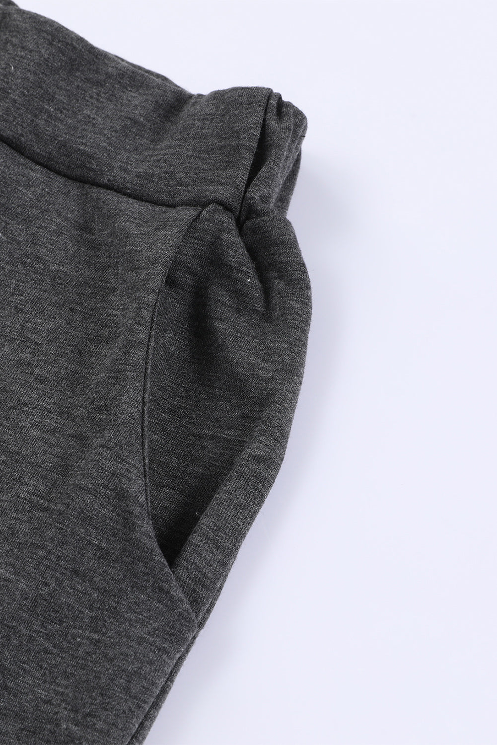 Khaki Color Block Pullover 2pcs Loungewear Set